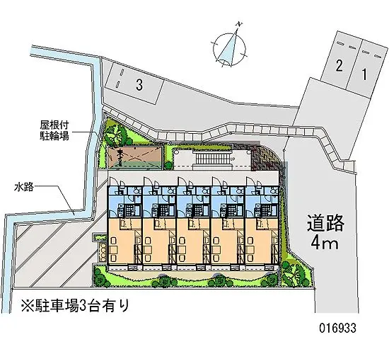 ★手数料０円★岡山市北区津島笹が瀬 月極駐車場